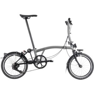 Brompton P Line Utility Low Bar Folding Bike with lights
