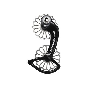 CeramicSpeed 3D Printed Titanium Oversized Pulley Wheel System for SRAM 10/11 Speed