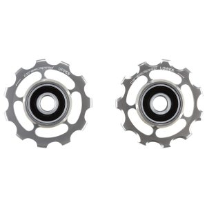 CeramicSpeed Campagnolo 11-Speed Road Coated Pulley Wheels - Silver Ltd Edition