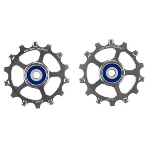 CeramicSpeed Eagle 14 MTB Coated Pulley Wheels - Silver Ltd Edition