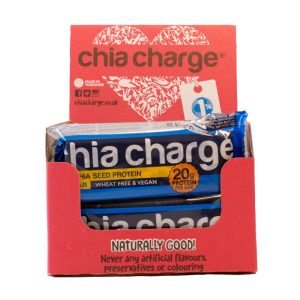 Chia Charge Protein Crispy Box of 10 x 60g Vegan Bars