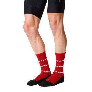 FINGERSCROSSED Merino Heart Winter Cycling Socks