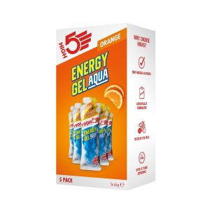 High5 Energy Gel Aqua Box of 5 x66g