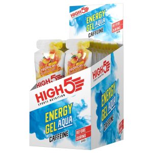 High5 Energy Gel Aqua Caffeine Hit 100mg Box (66g x 20)