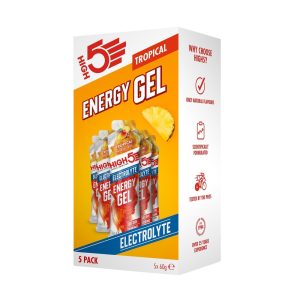 High5 Energy Electrolyte Gels Box of 5 x60g