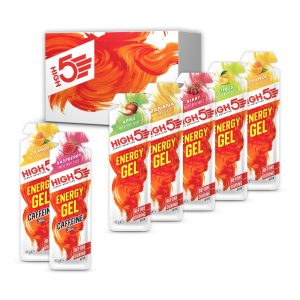 High5 Energy Gels Box of 20 x 40g Assorted Flavours (Inc Caffeine)