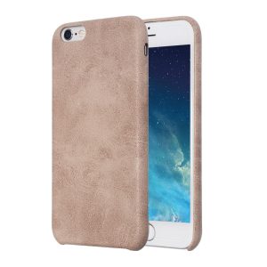 Ultra Slim PU Leather Shockproof Case 6/6S Beige.