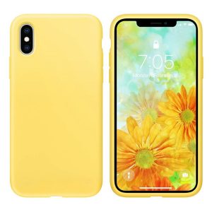 Ultra Slim TPU Silicone Shockproof Case XS MAX yellow-