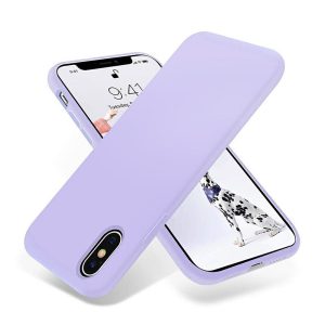 Ultra Slim TPU Silicone Shockproof Case XS MAX Purple-