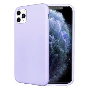 Ultra Slim TPU Silicone Shockproof Case 11 PRO MAX Purple-