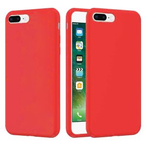 Ultra Slim TPU Silicone Shockproof Case 7 Plus/8 Plus Red-