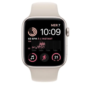 Apple Watch SE 2022 (2nd Generation) (GPS + Cellular) - 40mm. Starlight / RENEWED